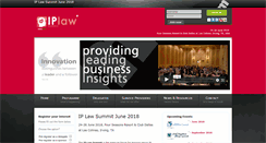 Desktop Screenshot of iplawsummit.com